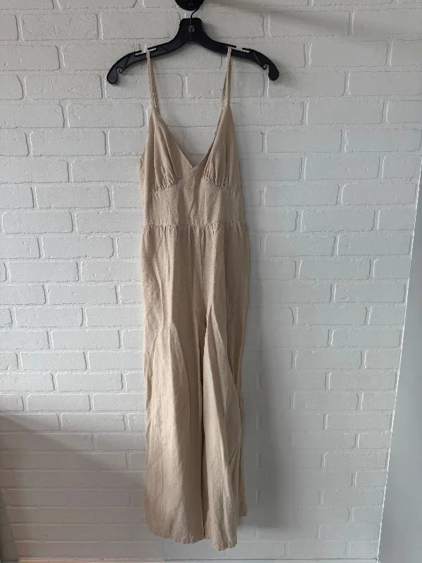 Jumpsuit By Japna In Beige, Size: M