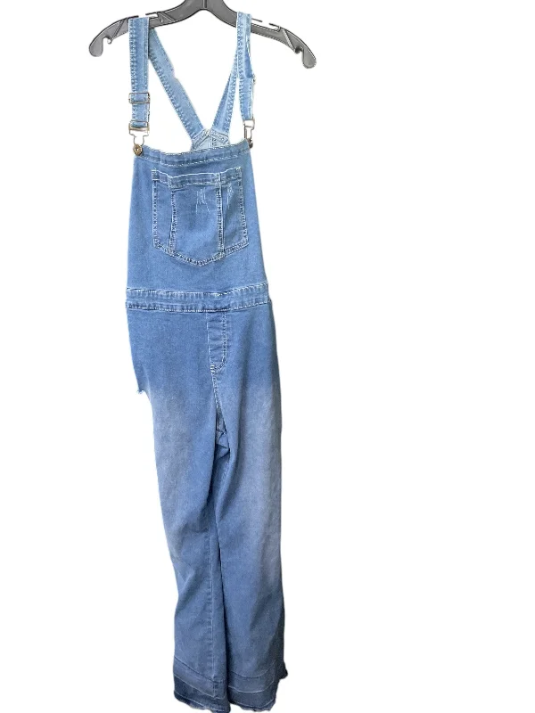 Overalls By Ashley Stewart In Blue Denim, Size: 20