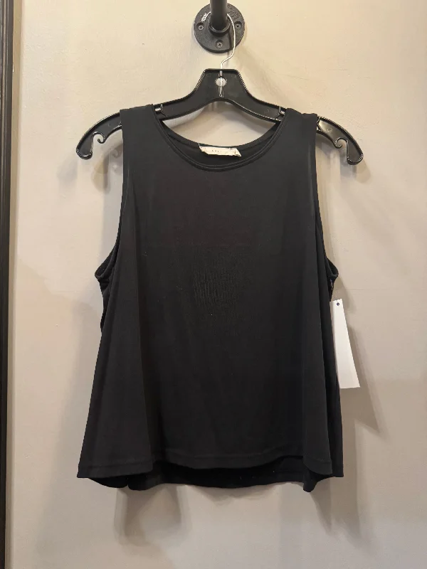 Top Sleeveless By Lush In Black, Size: M