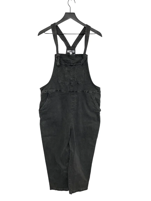 Overalls By Zenana Outfitters In Grey Denim, Size: L