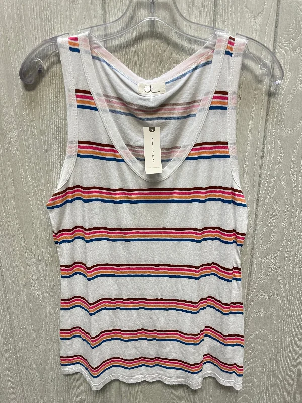 Top Sleeveless By T.la In Striped Pattern, Size: M