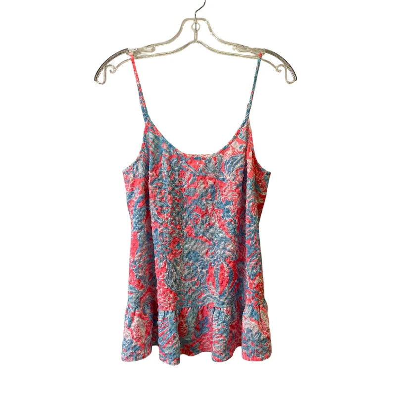 Top Sleeveless Designer By Lilly Pulitzer In Blue, Size:S