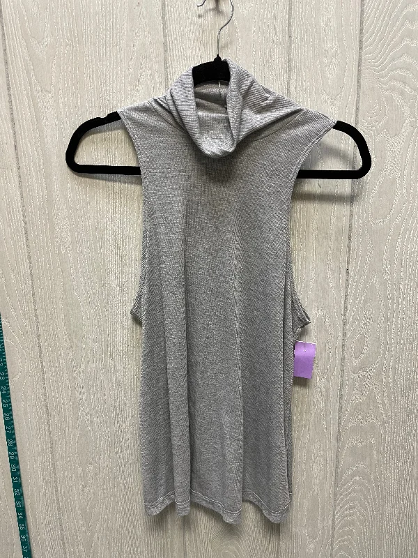 Top Sleeveless By Free People In Grey, Size: M