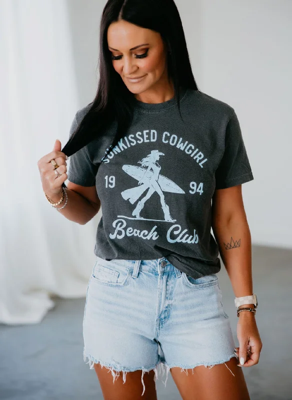 Sunkissed Cowgirl Beach Club Tee