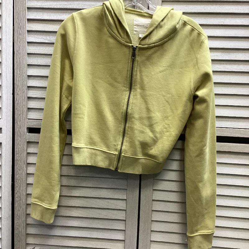 Sweatshirt Hoodie By American Eagle In Yellow, Size: L