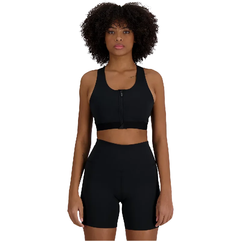 Women's NB Sleek Pocket Zip Front Bra