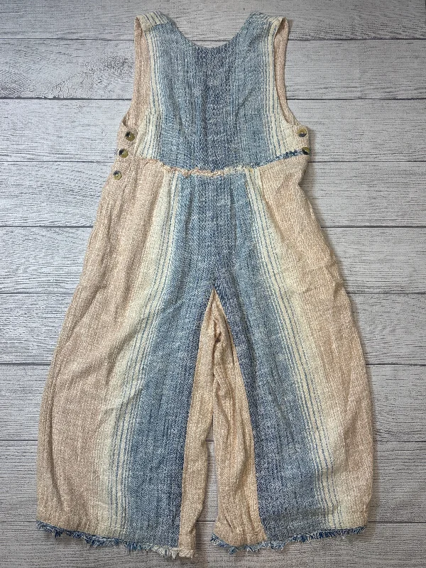 Jumpsuit By Free People In Blue & Cream, Size: M