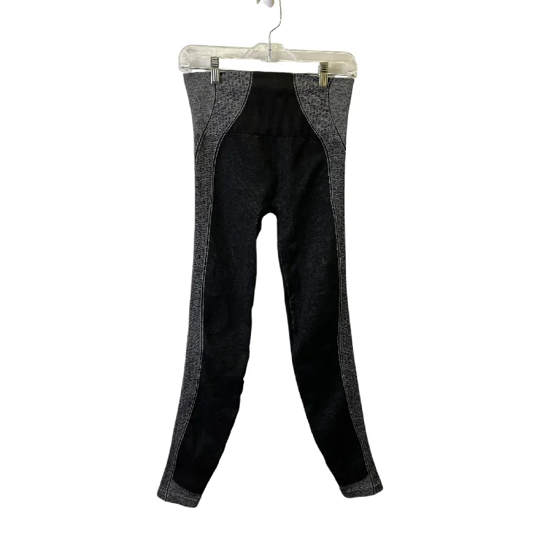 Pants Leggings By Spanx In Black & Grey, Size:16