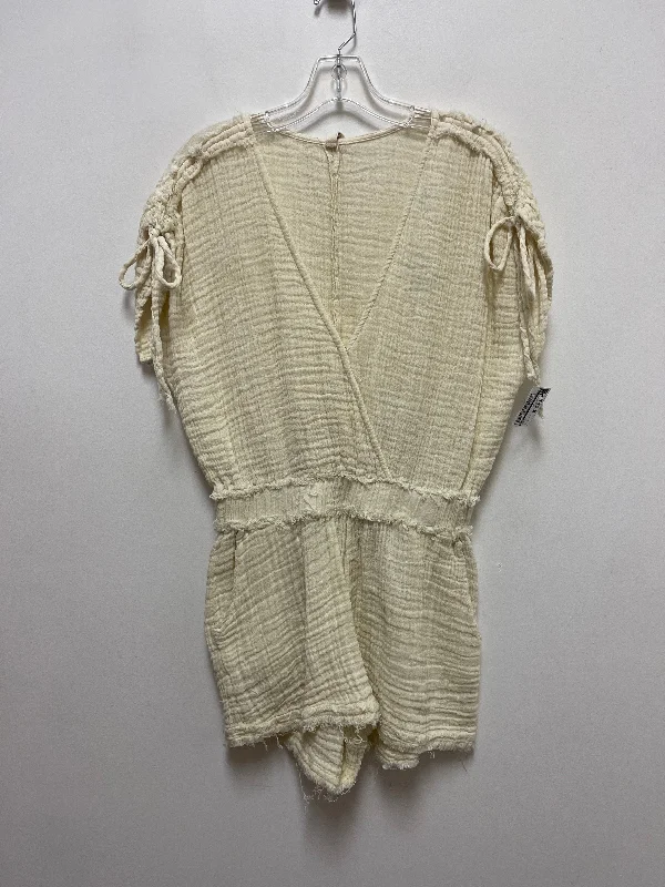 Romper By Elan In Cream, Size: M