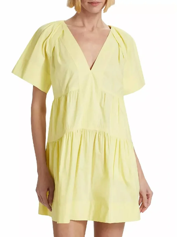 Camila Mini Dress In Canary