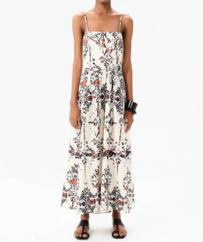 Ceibo Maxi Dress In Ecru