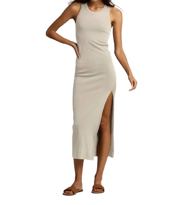 Dylan Knit Maxi Dress In Bone