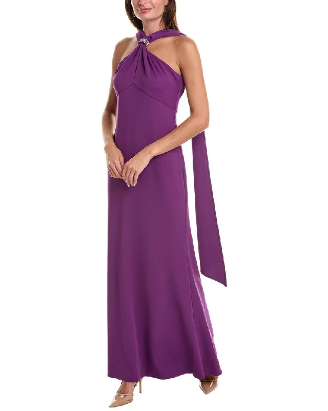 Joseph Ribkoff Halter Maxi Dress