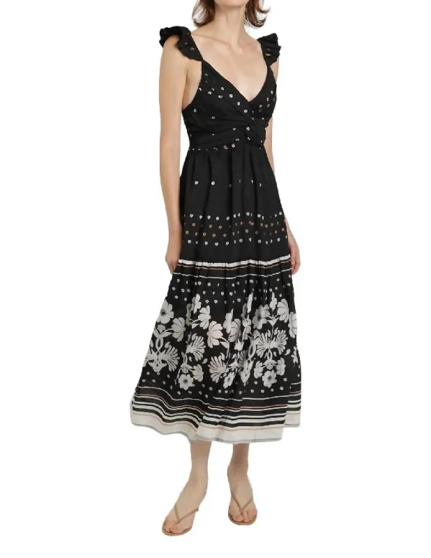 Liatris Maxi Dress In Black