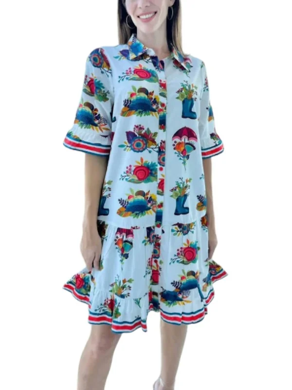 Lisbon Mini Dress In Hedgehog