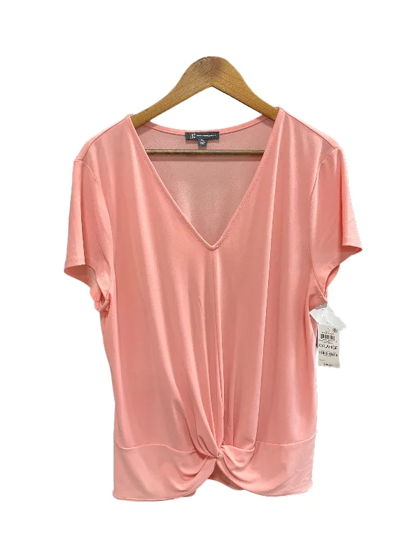 Pink Top Short Sleeve Inc, Size Xxl