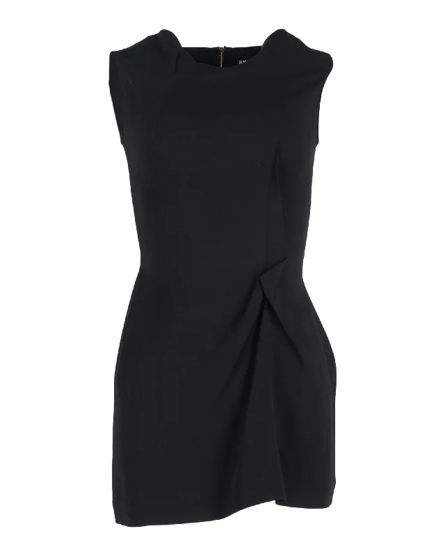 RM by Roland Mouret Sleeveless Mini Dress in Black Viscose