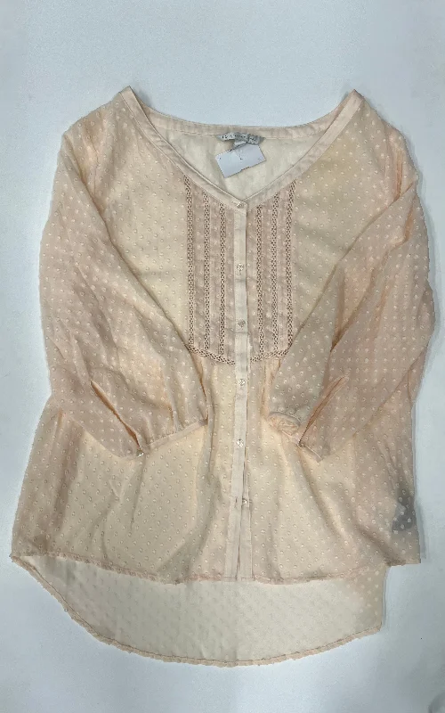 Blouse 3/4 Sleeve By Lc Lauren Conrad  Size: Xl