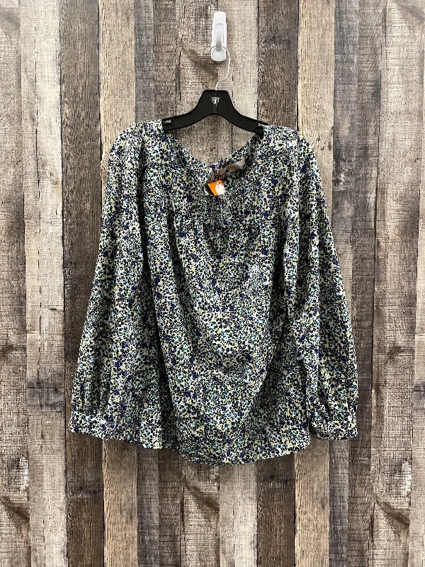 Blouse Long Sleeve By Loft  Size: Xxl