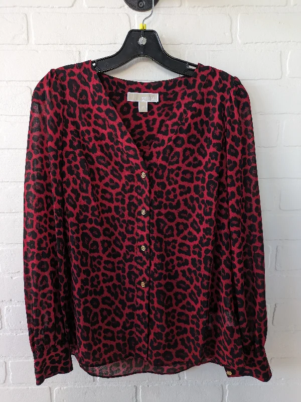 Blouse Long Sleeve By Michael Kors  Size: Xs