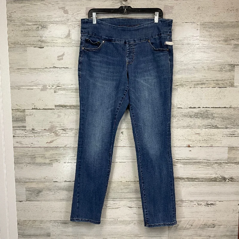 Jeans Skinny By Jag In Blue Denim, Size: 14