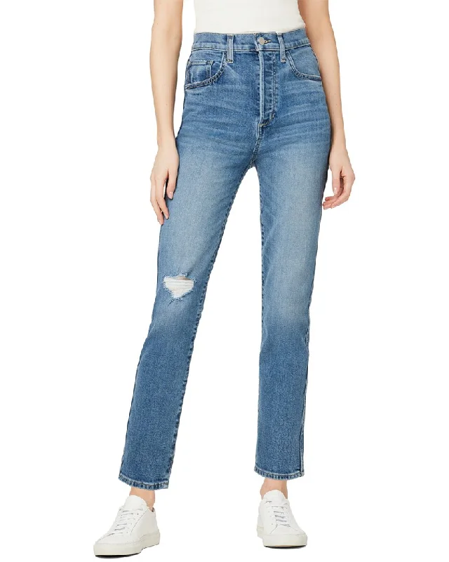 JOE'S Jeans The Raine Barnes Destructed Ankle Straight Leg Jean