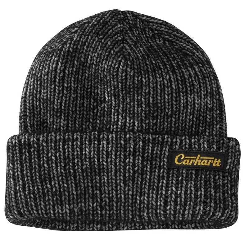 Rib Knit Carhartt Patch Beanie