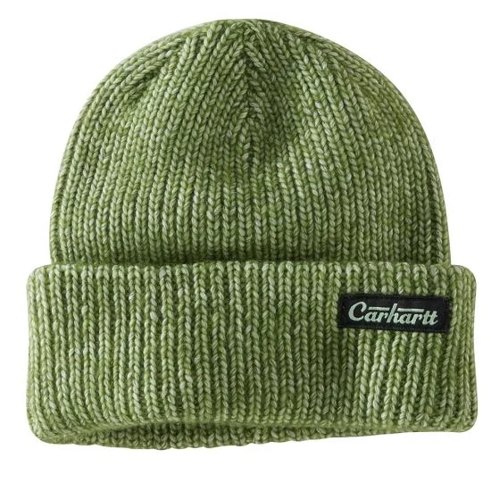 Rib Knit Carhartt Patch Beanie