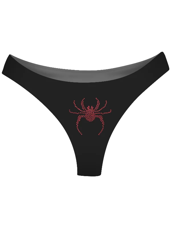 AiraModal™ Black Widow Mid-Rise Thong