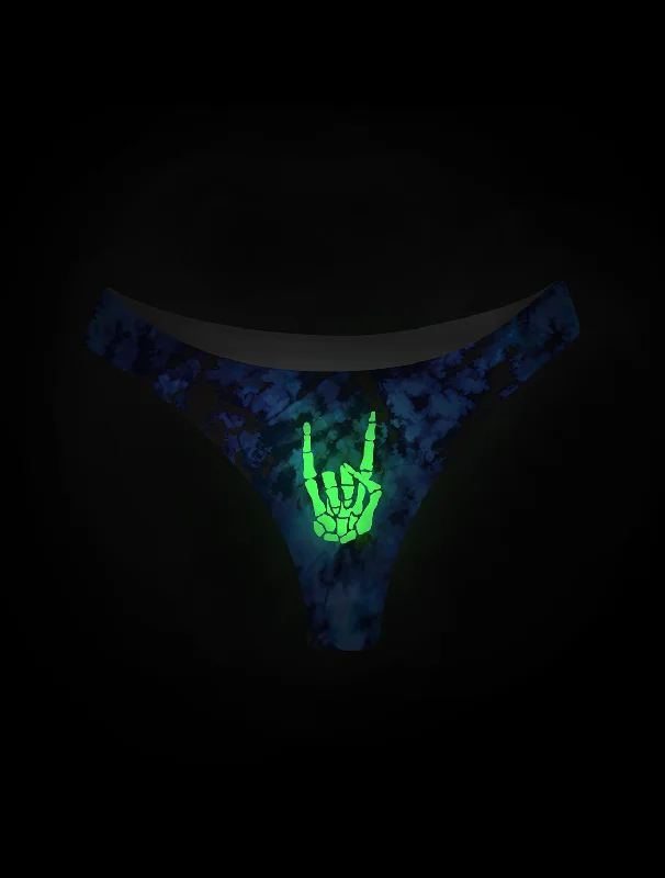 AiraModal™ Rock n' Skull Glowing Mid-Rise Thong