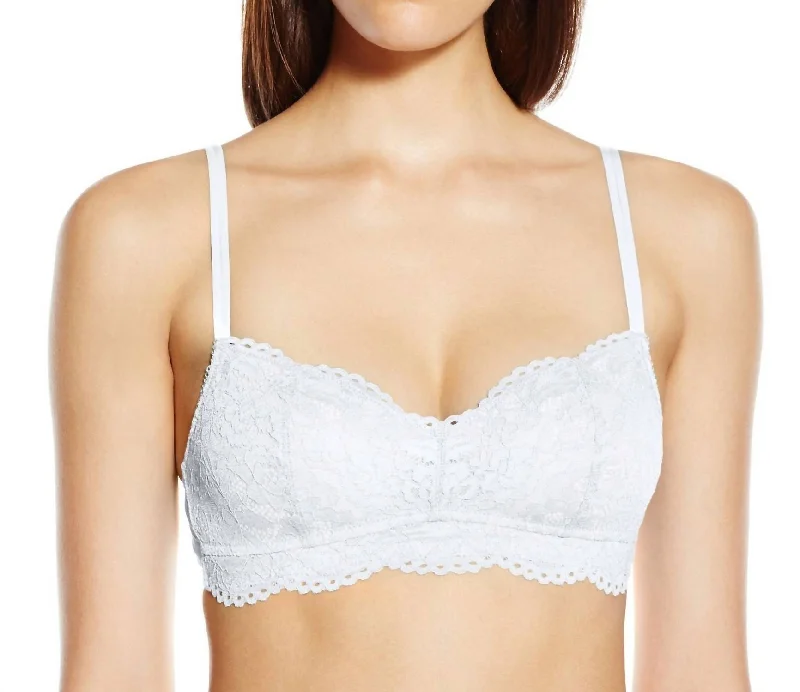 Ciao Bella Bralette In Bridal White