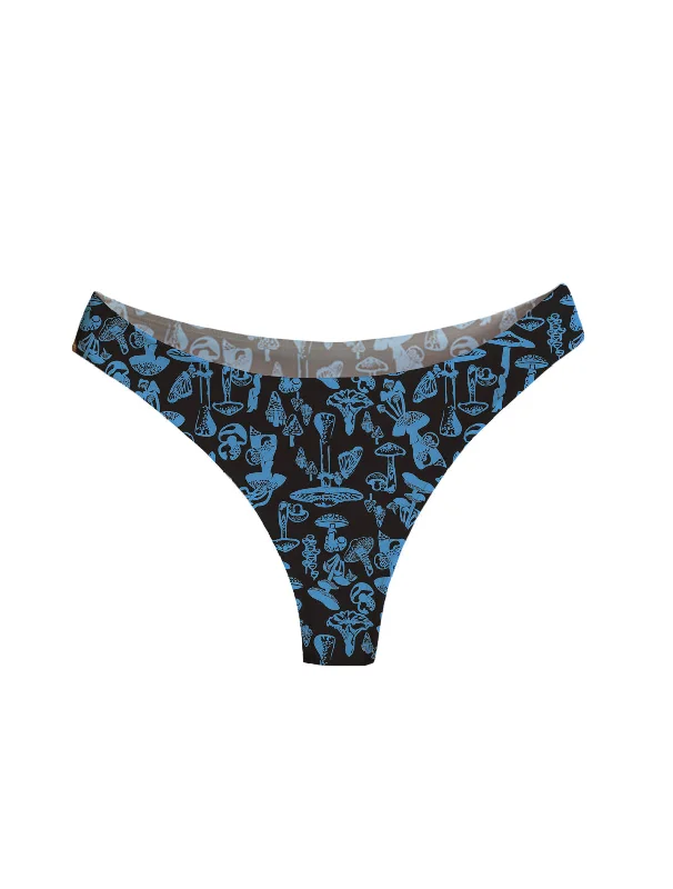 AiraModal™ Midnight Mushrooms Mid-Rise Thong