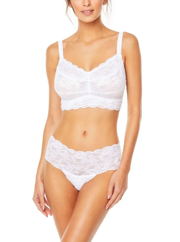 Never Say Never Curvy Sweetie Bralette In White