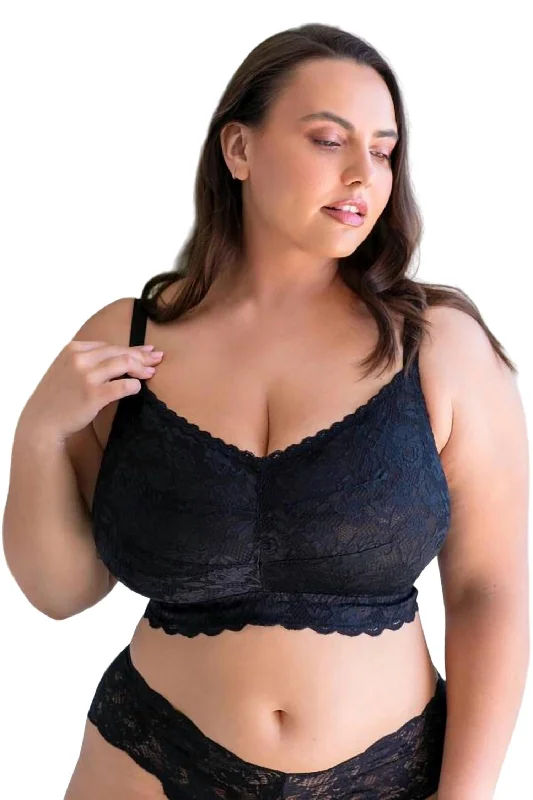 Never Say Never Ultra Curvy Sweetie Bralette In Black