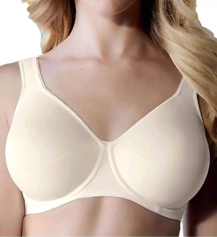 Rosa Faia Twin Seamless Comfort Underwire Bra In Champagne