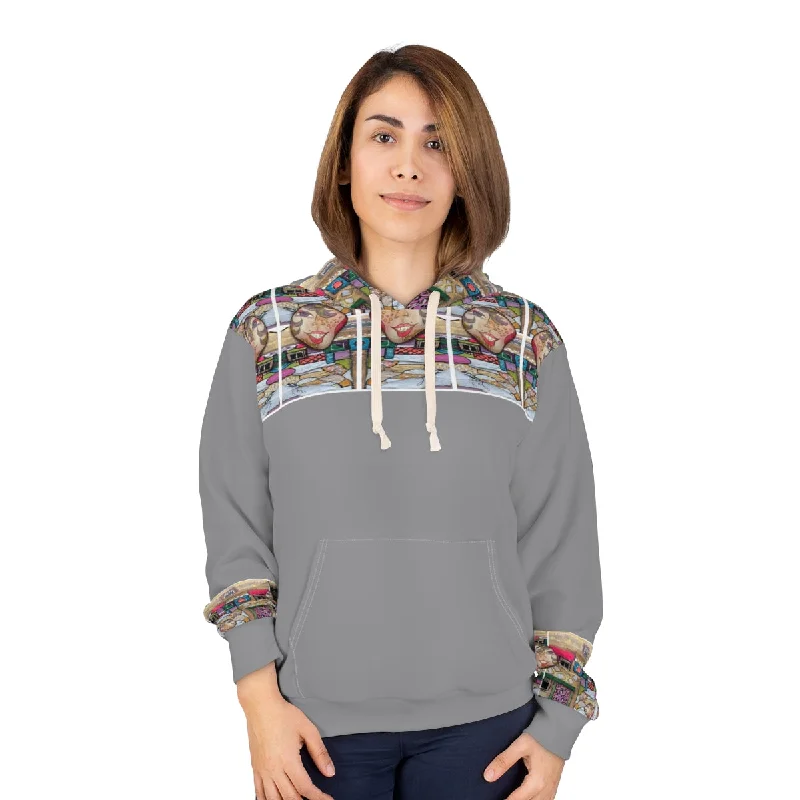 AOP Unisex Pullover Hoodie PEBBLE ART HOME