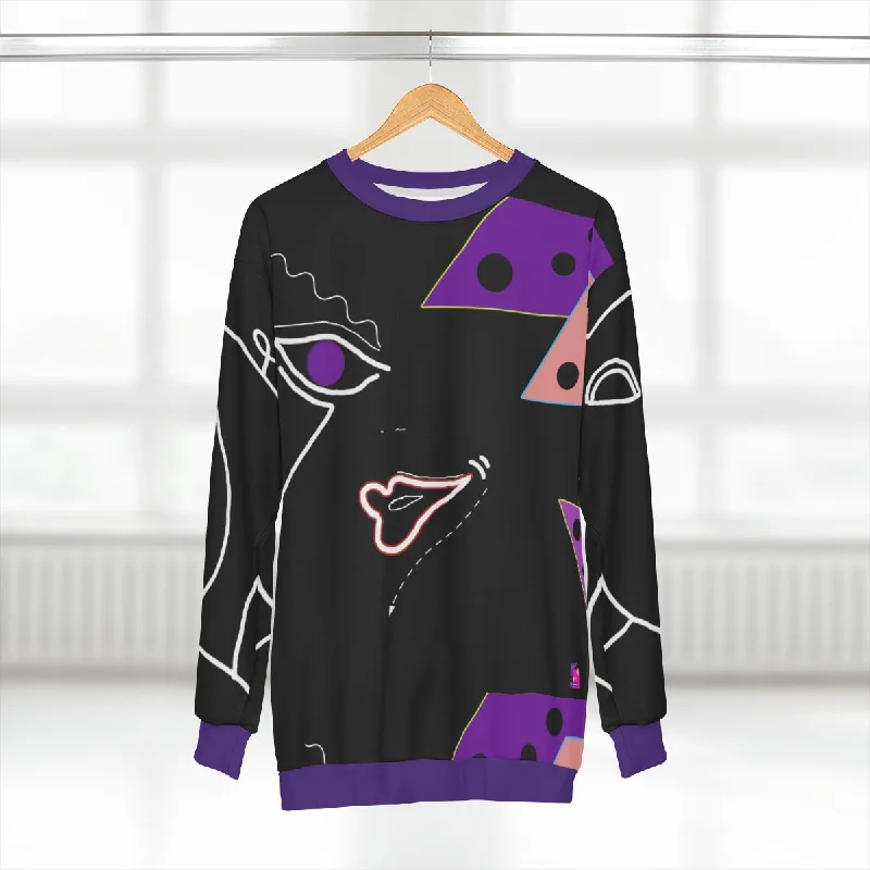 AOP Unisex Sweatshirt FACE DOODLES