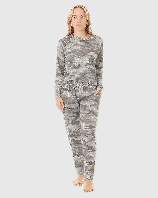 Smokey Camo Hacci Long Sleeve PJ Set